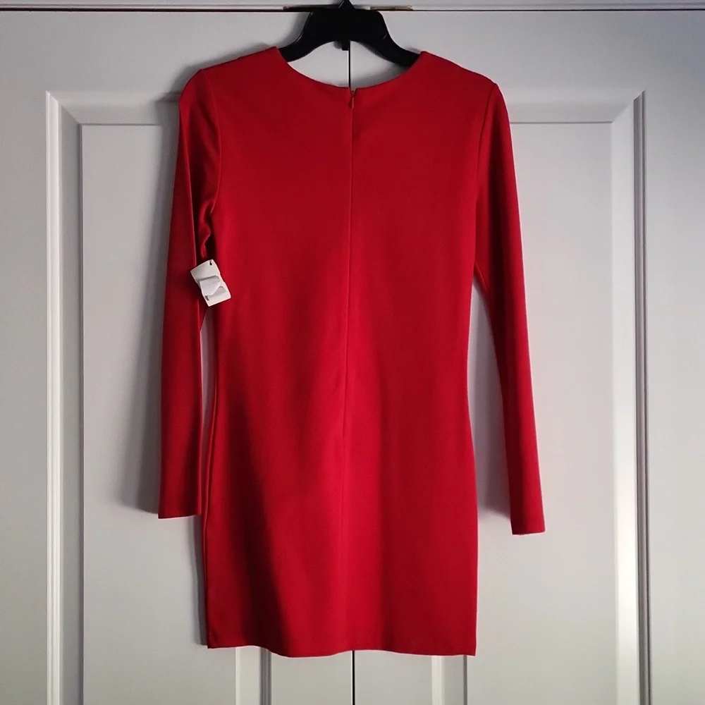 NWT Hot Red Mini Dress - Picture 4 of 5